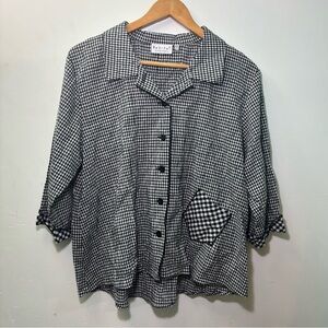 Habitat Black & White Checkered Shirt